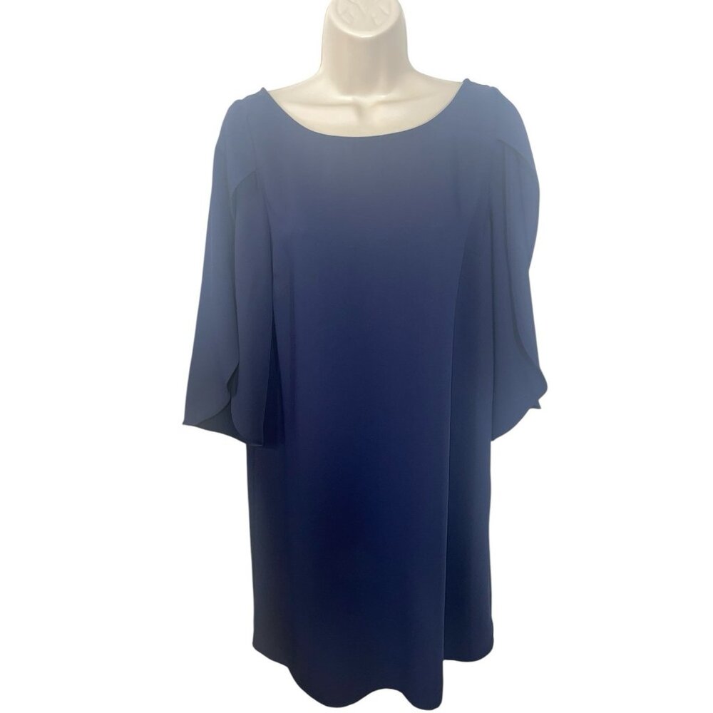 Ingrid & Isabel Navy Tulip Sleeve Elegant Maternity Dress Size Medium